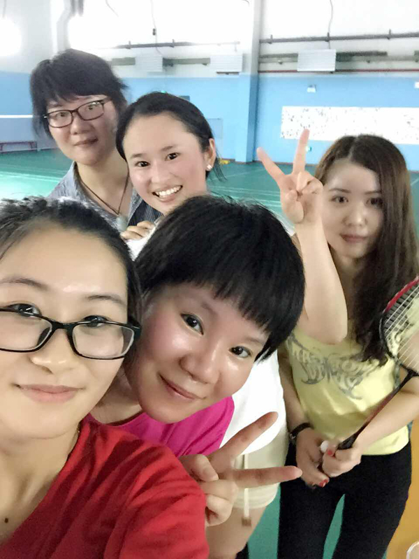 尊龙凯时环保工会组织羽毛球活动
