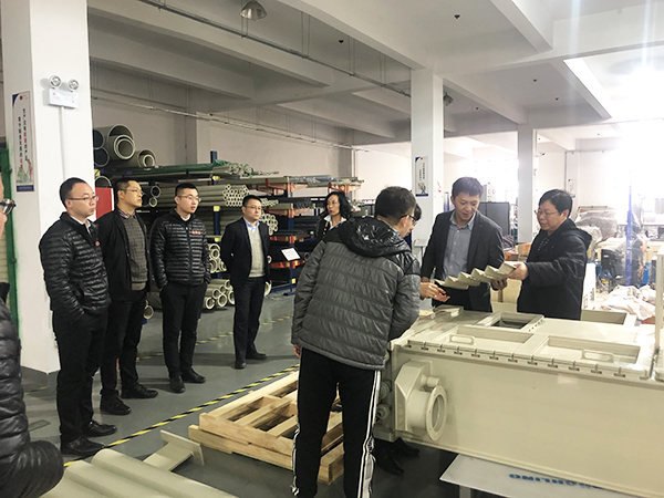 中广核集团领导莅临尊龙凯时环保参观指导